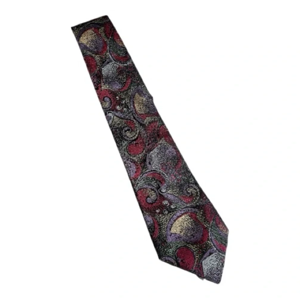 MISSONI men's silk neck tie made in Italy